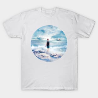 Waiting at the water's edge T-Shirt